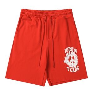 Denim Tears Red Athletic Men's Shorts